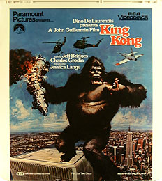 King Kong 1976 Movie CED