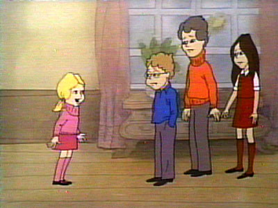 Lucy, Edmund, Peter, and Susan Pevensie