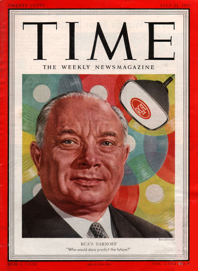 David Sarnoff TIME Cover