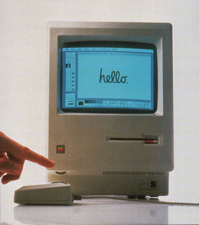 Aplle on Apple Macintosh 128k Introduced In January 1984