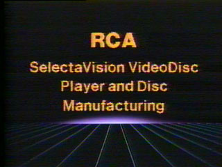 RCA SelectaVision VideoDisc Player and Disc Manufacturing 431