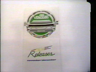 CED VideoDisc New Releases November/December 1984