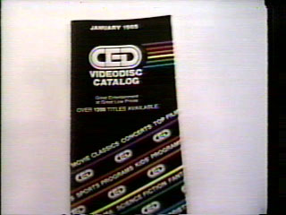 CED VideoDisc Catalog, January 1985