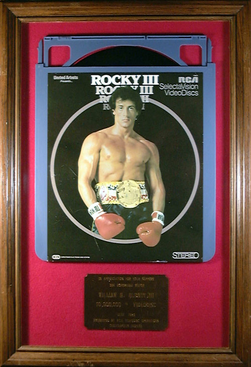 Rocky III Plaque