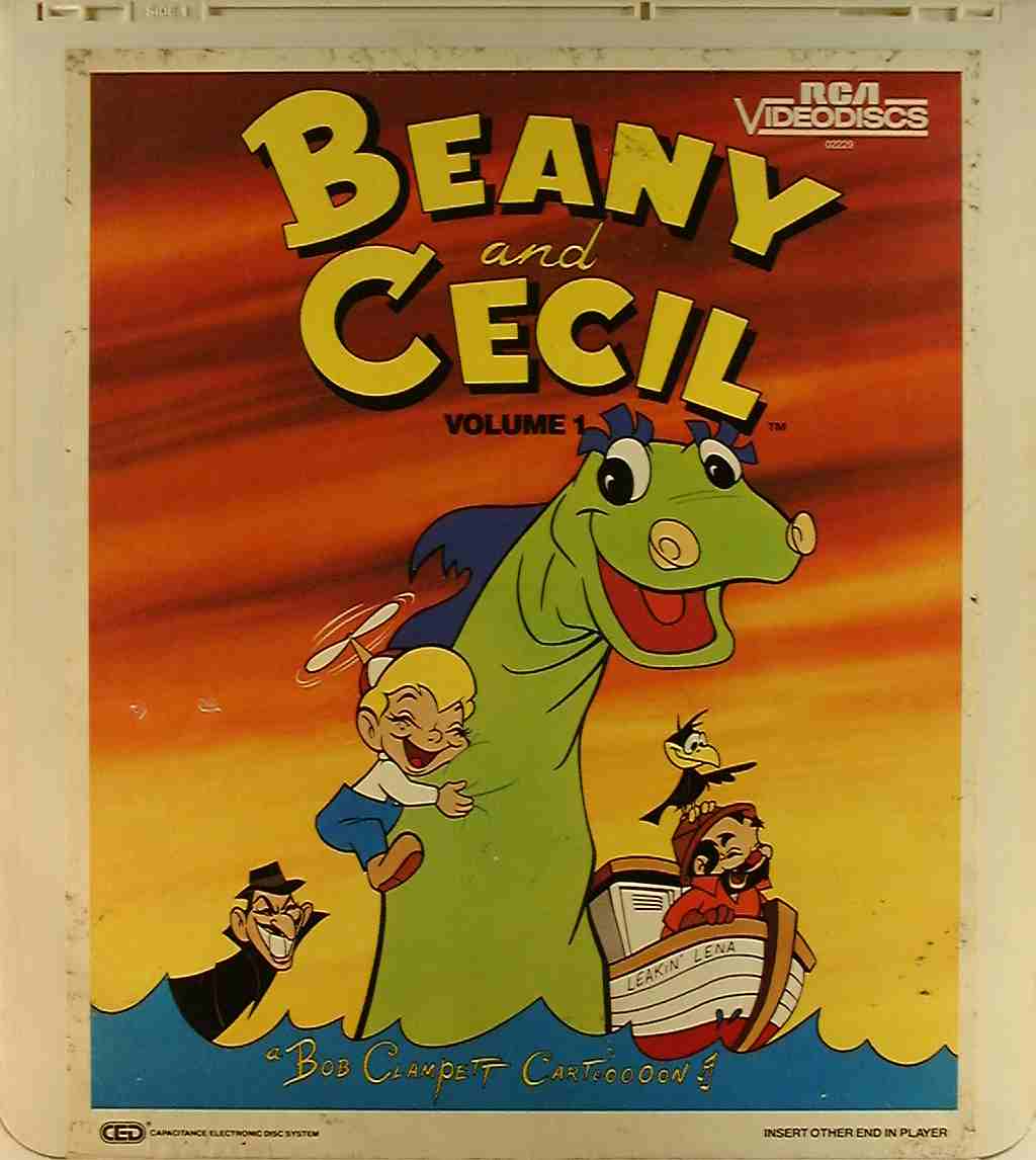 CED title precursor to the Blu-ray DVD movie disc format