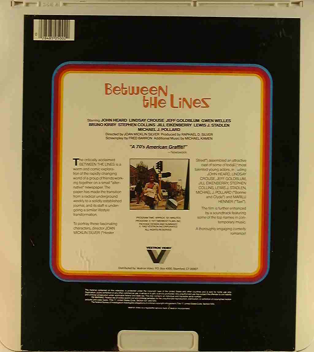 CED title precursor to the Blu-ray DVD movie disc format