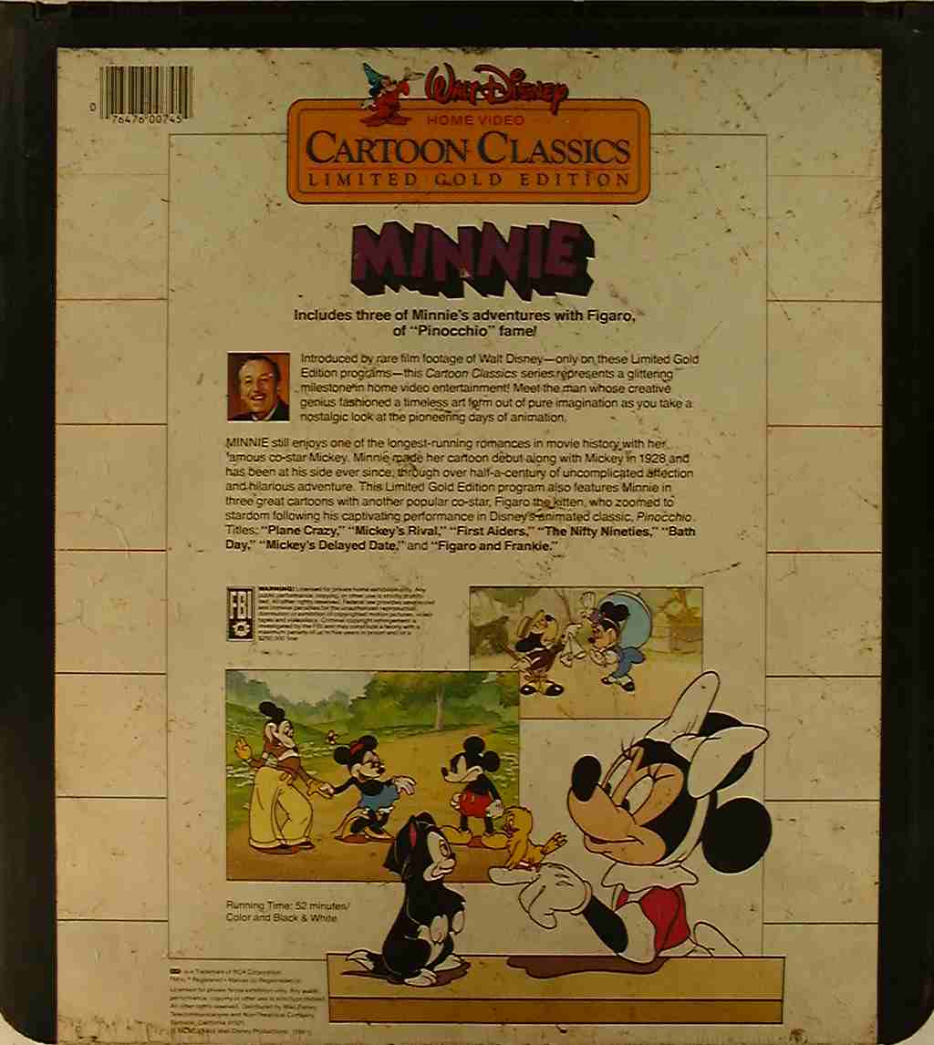 CED title precursor to the Blu-ray DVD movie disc format