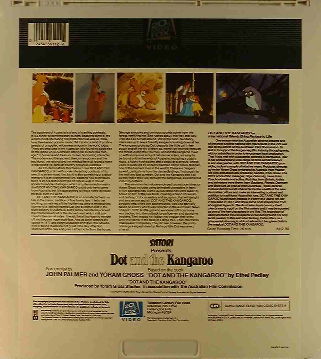 CED title precursor to the Blu-ray DVD movie disc format