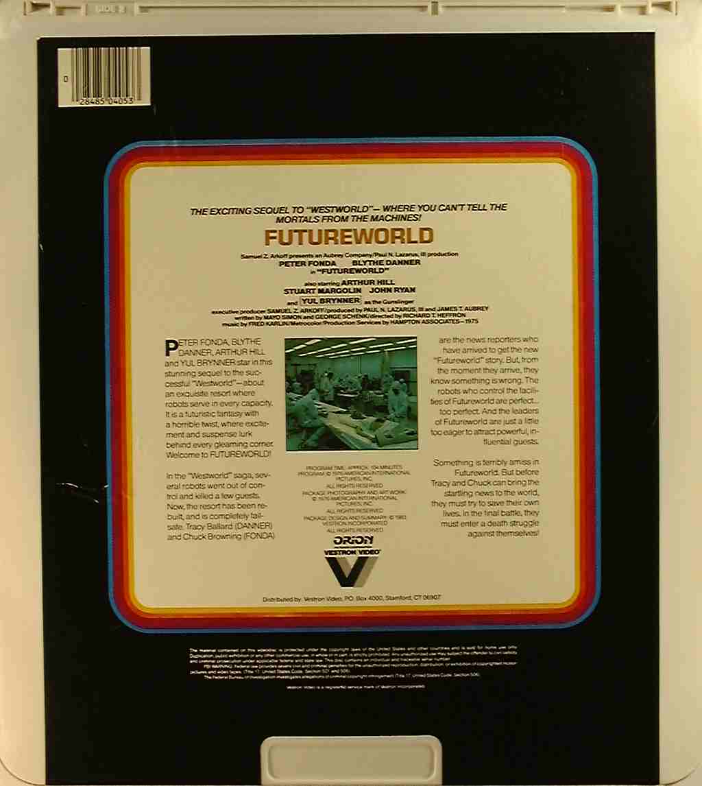 CED title precursor to the Blu-ray DVD movie disc format