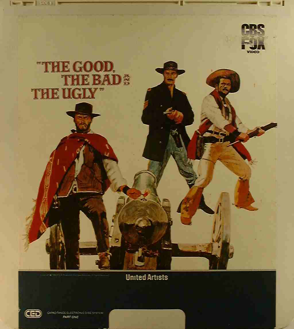 CED title precursor to the Blu-ray DVD movie disc format