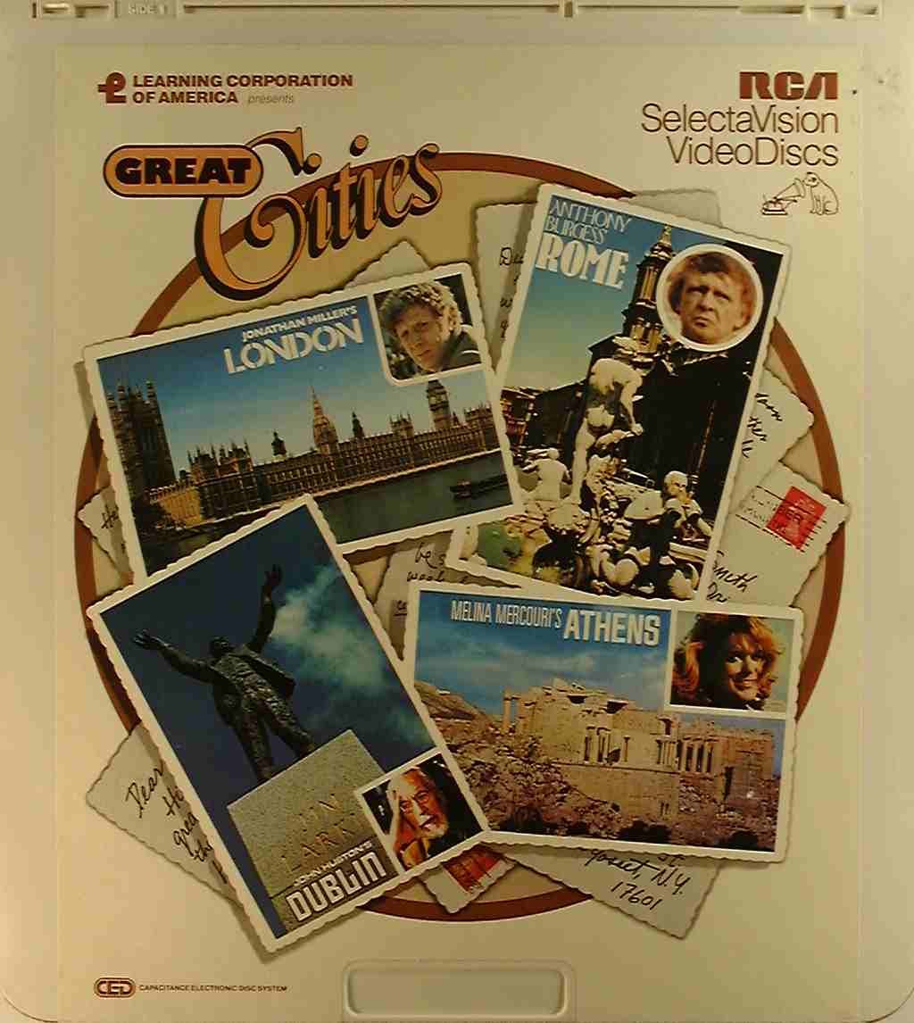 CED title precursor to the Blu-ray DVD movie disc format