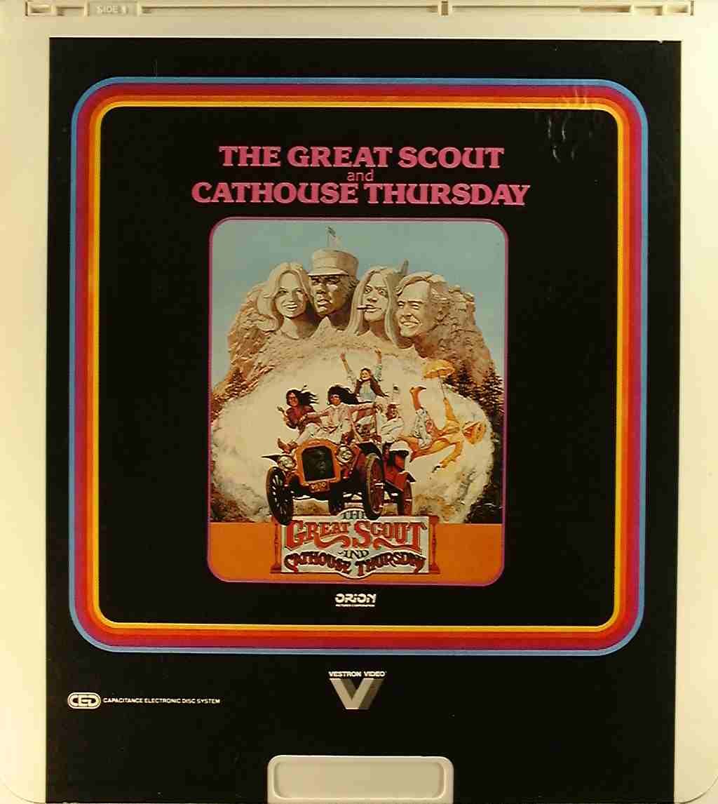 CED title precursor to the Blu-ray DVD movie disc format