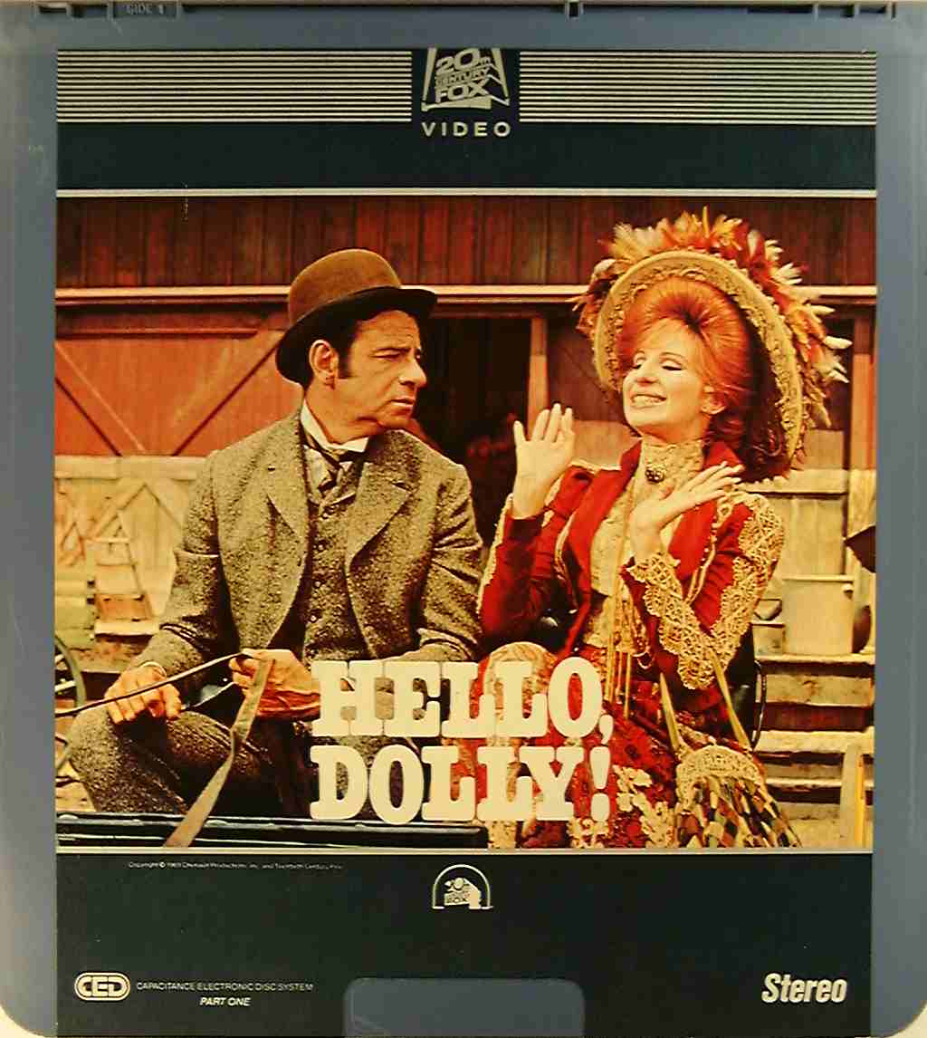 CED title precursor to the Blu-ray DVD movie disc format