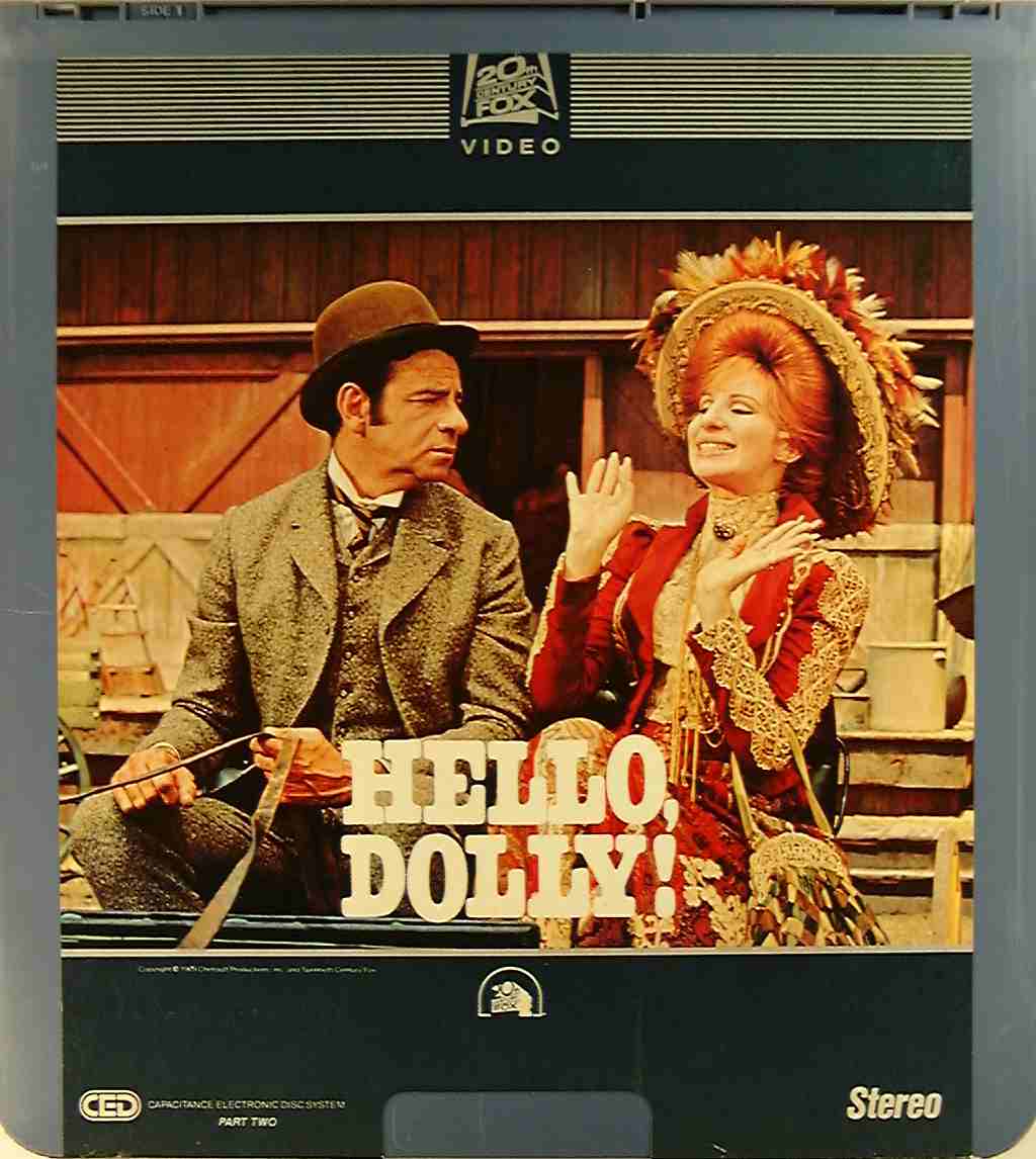 CED title precursor to the Blu-ray DVD movie disc format