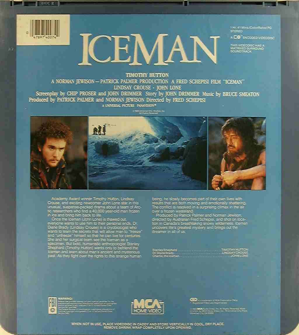 CED title precursor to the Blu-ray DVD movie disc format