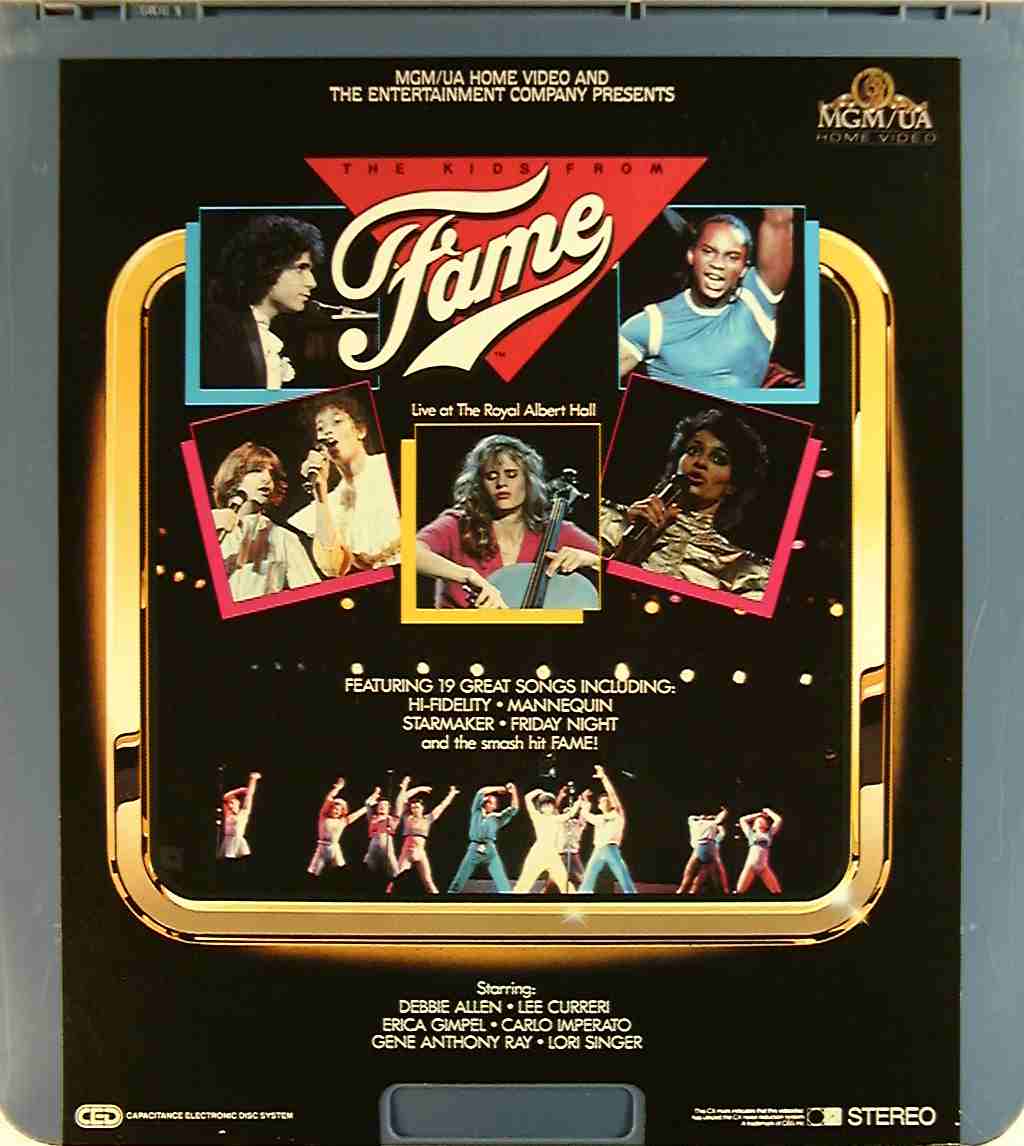 CED title precursor to the Blu-ray DVD movie disc format