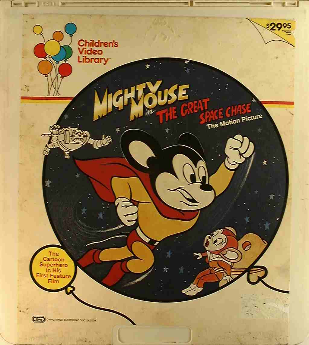 CED title precursor to the Blu-ray DVD movie disc format