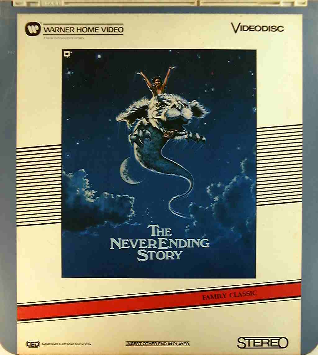 CED title precursor to the Blu-ray DVD movie disc format