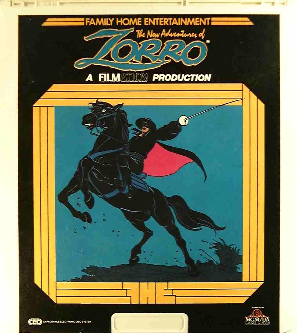 CED title precursor to the Blu-ray DVD movie disc format