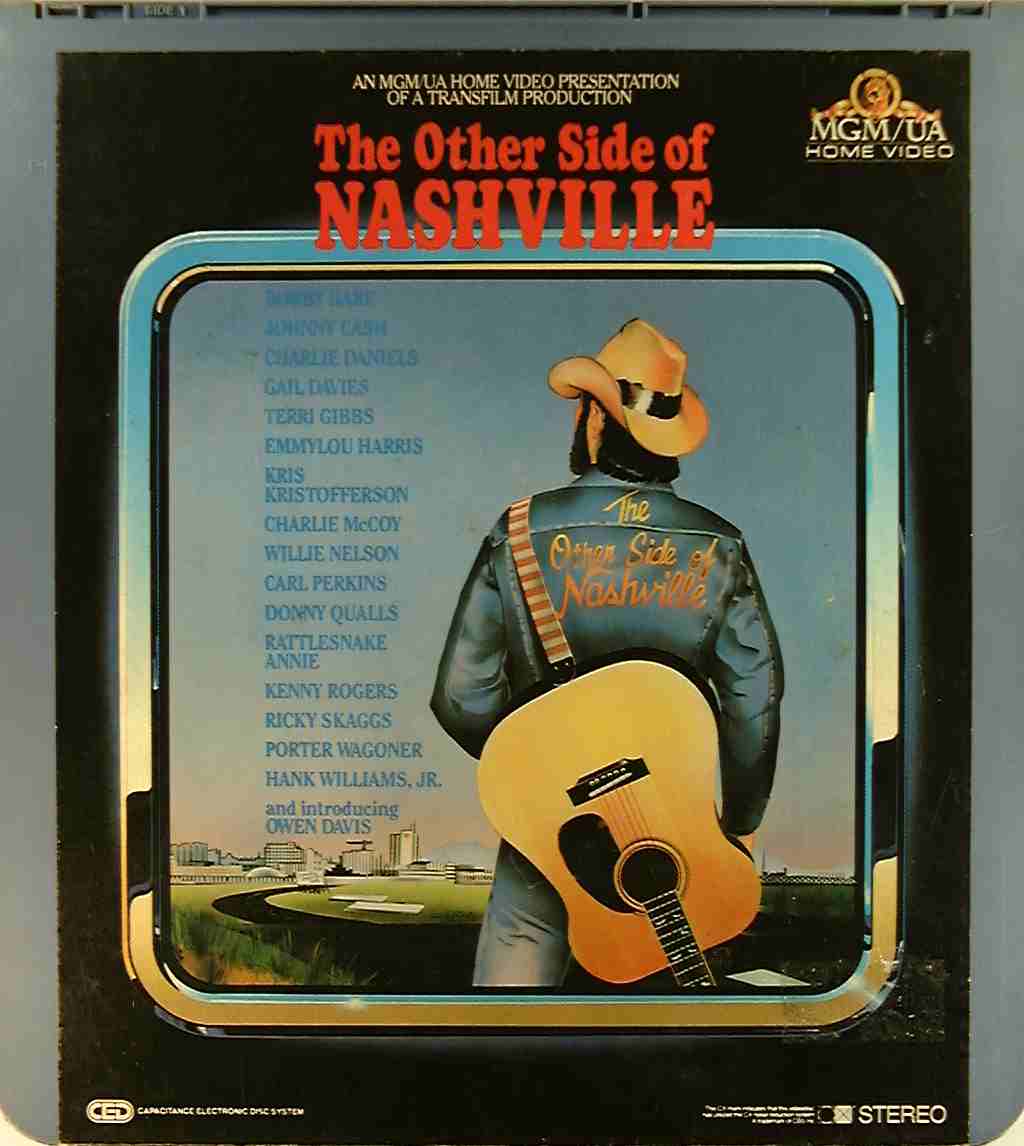 CED title precursor to the Blu-ray DVD movie disc format