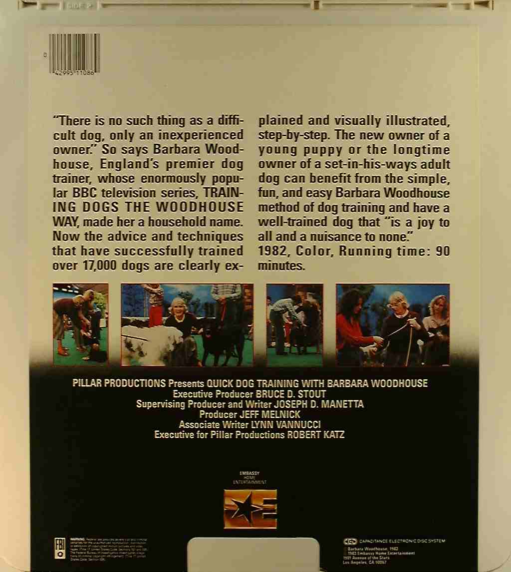 CED title precursor to the Blu-ray DVD movie disc format