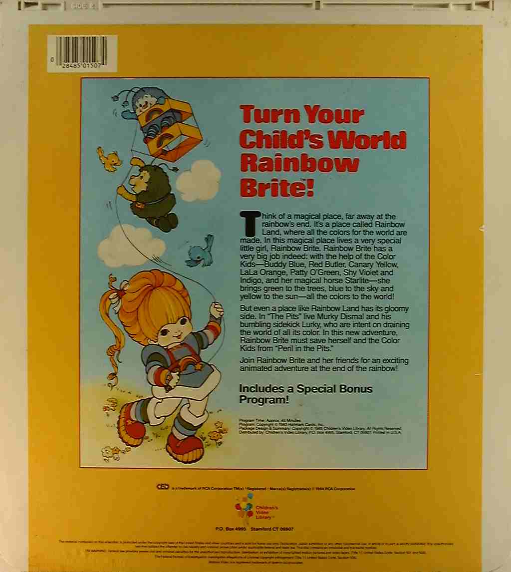 CED title precursor to the Blu-ray DVD movie disc format