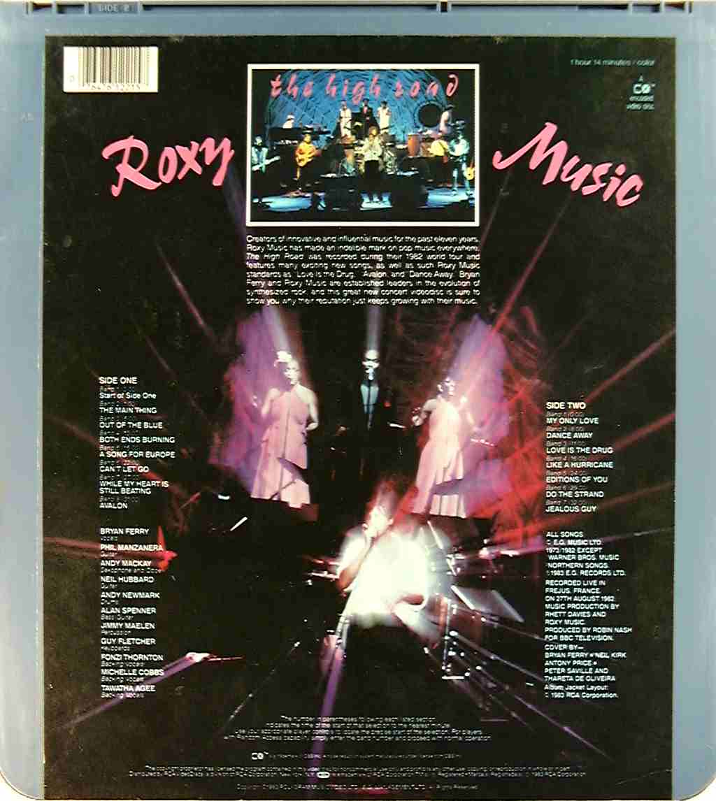 CED title precursor to the Blu-ray DVD movie disc format