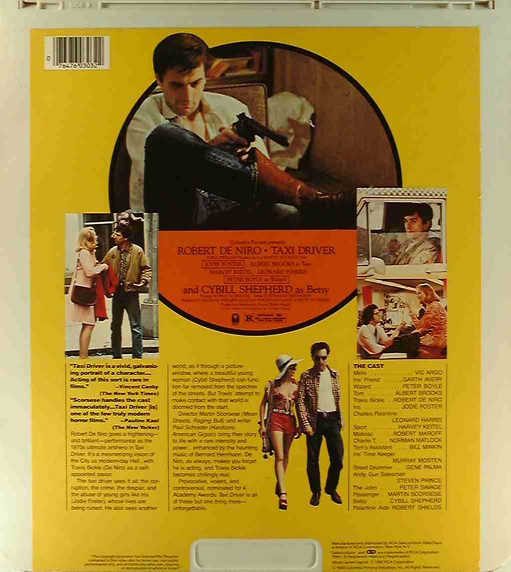 CED title precursor to the Blu-ray DVD movie disc format