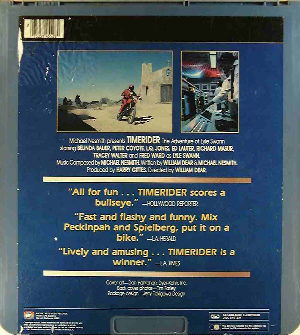 CED title precursor to the Blu-ray DVD movie disc format