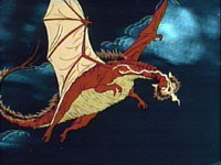 Smaug In Flight