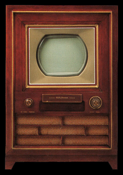 First Color Television  Rca Model Ct