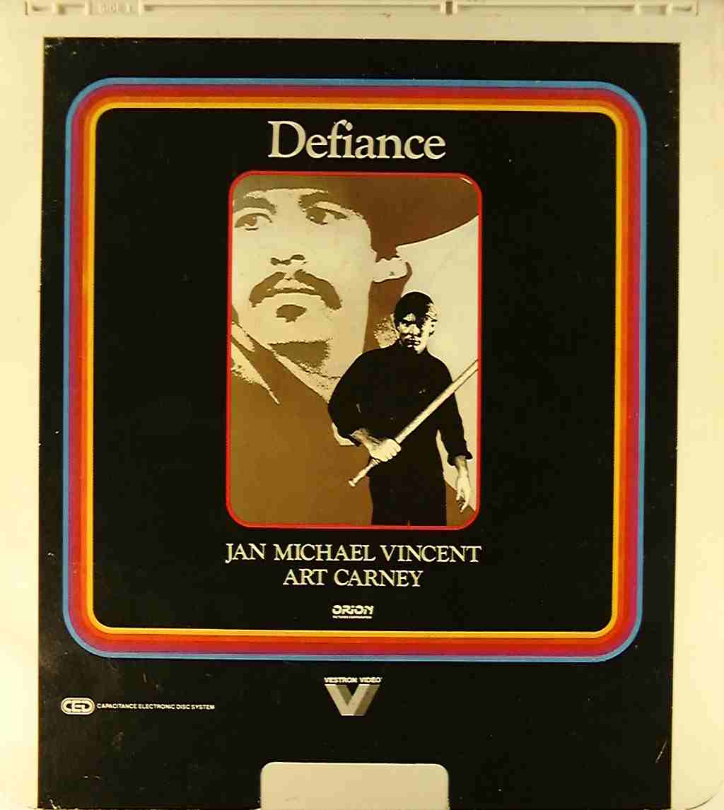 CED title precursor to the Blu-ray DVD movie disc format